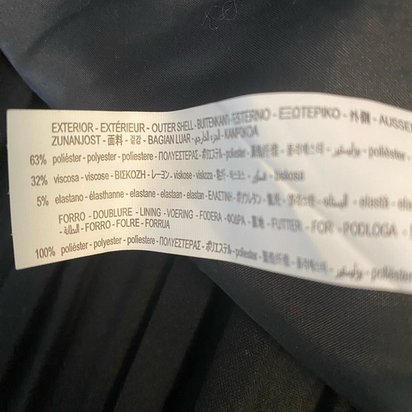 Zara Pleated Skirt With Undershorts Size S - Picture 7 of 9